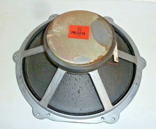 Vintage 15 " Woofer From Pioneer Cs63dx Speaker - Pw - 384a - Also Fits Cs - 99