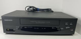 Daewoo Dv - T5dn Vcr 4 Head Hifi Vhs Video Cassette Player Recorder -