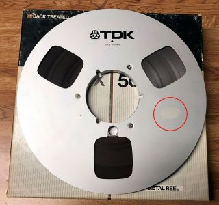 Tdk Lx50 - 120bm Metal 10 1/2 Inch Reel