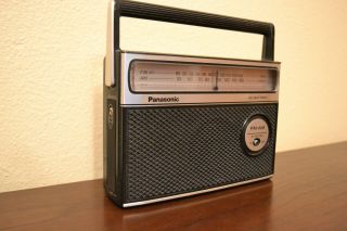 Panasonic Rf - 549 Ac Aa - Battery Power Am Fm Portable Radio Vintage