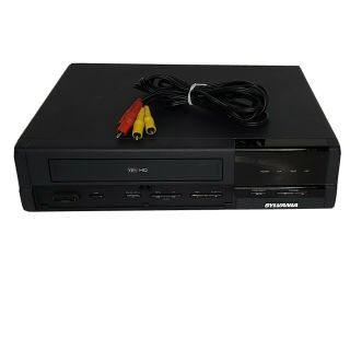 Vintage Sylvania Vc4310at01 4 - Head Vcr Video Cassette Recorder Vhs Player W/av