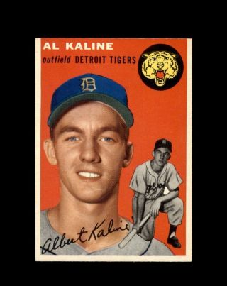 1954 Topps 201 Al Kaline Tigers Rookie Rc