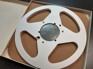 Vintage Scotch 10.  5 Inch Empty Metal Take Up Reel For 1/4 " Tape