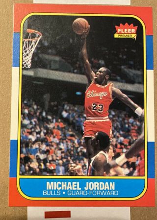 1986 Fleer Michael Jordan Rookie Card Psa 8? 9?