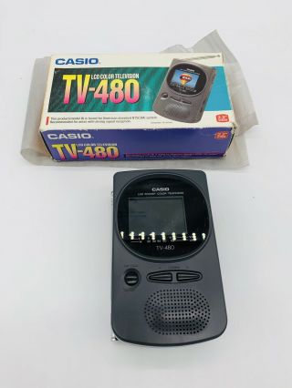Casio Tv - 480 Lcd Pocket Color Television Analog