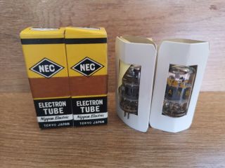 Vintage 2x Nec 6an8 Vacuum Tube Matched,  Made In Japan Nos