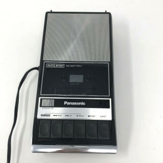 Panasonic Cassette Tape Recorder Rq - 309s Auto Stop Ac And Battery Backup