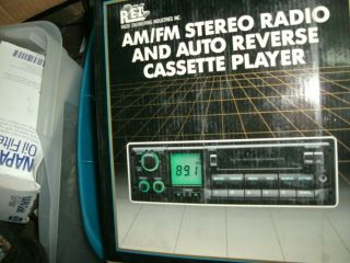 Vtg Retro Rei R - 655 Cassette Player Am Fm Radio Auto Reverse Nos