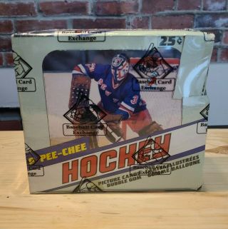 1981/82 Opc O - Pee - Chee Hockey Wax Box (48 Packs) Bbce Coffey Rc,  Gretzky Psa 10?