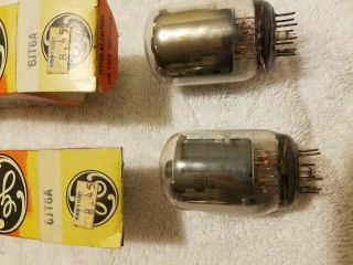 Pair / Two (2) Ge 6jt6 Vacuum Tubes With Boxes,  Japan,  Appear,  Tv - 7d/u