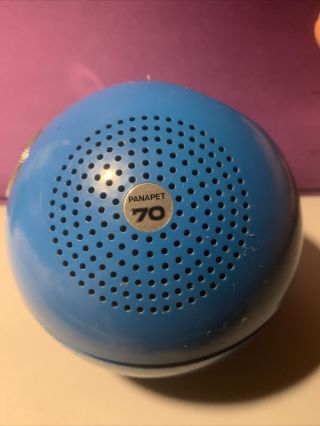 Vintage Portable Pocket Blue Panasonic PANA PET AM Transistor Radio 2