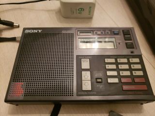 Sony Icf - 2003 Fm/lw/mw/sw Pll Synthesized Receiver Radio,