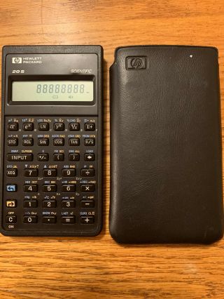 Hp 20s Hewlett - Packard Scientific Calculator,  Case Fully