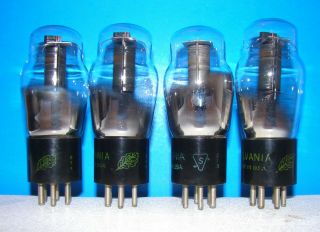 No 42 Sylvania radio vintage audio vacuum 4 tubes valve ST type shape 242 2