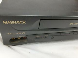 Magnavox Philips VHS HQ 4 Head Stereo VCR VR601BMX21 Recorder Player - 2