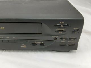 Magnavox Philips VHS HQ 4 Head Stereo VCR VR601BMX21 Recorder Player - 3