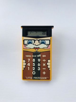 Vintage 1986 Little Professor Texas Instruments Calculator
