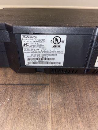 MAGNAVOX 4 Head VCR HQ VHS Player Video Cassette Recorder 3
