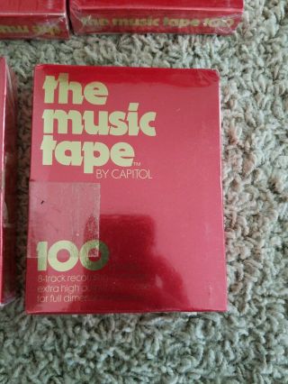 4x 8 - tracks The Music tape by Capitol,  100 minutes high output low noise 2