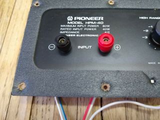 PIONEER HPM - 40 Crossover Pair,  SWN - 154 - B / Modded with Banana Plug Binding Posts 2