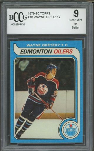 1979 - 80 Topps Hockey 18 Wayne Gretzky Oilers Hof Bccg 9