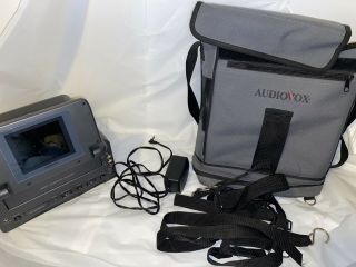 Audiovox Portable Vcr 4 " Active Matrix Lcd Monitor/vcp Combo Vcp1000 W/ Case
