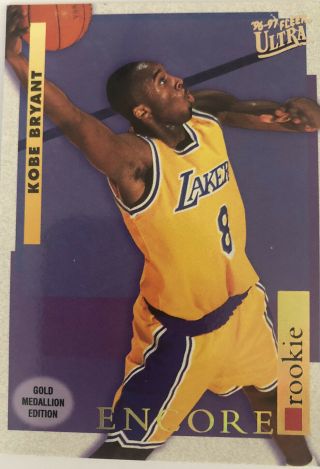 96 - 97 Fleer Ultra Kobe Bryant Rookie Card - Gold Medallion Edition G - 266
