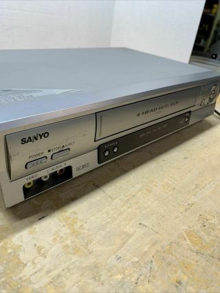 Sanyo VWM - 900 VHS VCR Recorder/ Player,  No remote (100 Functional) (J1) 2
