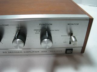 Sony Model SQA - 200 SQ Decoder / Amplifier 3
