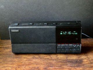 Vintage Proton Am/fm Stereo Digital Dual Alarm Clock Radio Model Rs 420