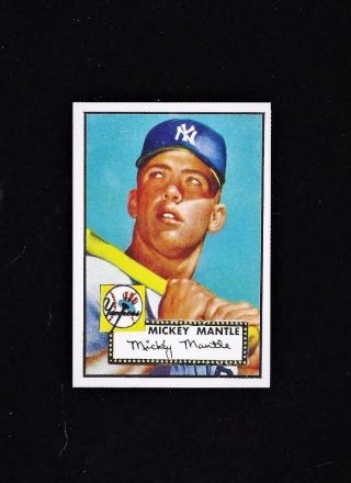 ⚾ 1965 Topps Mickey Mantle 350 PSA 9 HIGHEST GRADED,  1952 Topps Mantle re 3