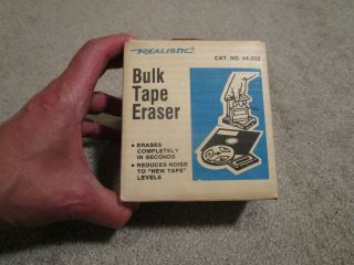 Vintage Radio Shack Realistic Bulk Tape Eraser 44 - 232