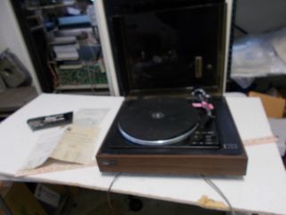 Vintage Bsr Mcdonald Turntable Record Player Model 20bp W Box