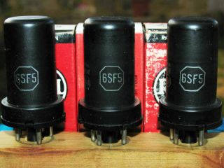Rca 6sf5 Cv1972 Audio Frequency Triode Three Strong Matched Nos Nib Tubes