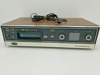 Vintage Panasonic Rs - 803us Stereo 8 - Track Player Recorder Not Fully
