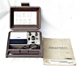 Heathkit Transistor Checker Model It - 18 Made In The Usa