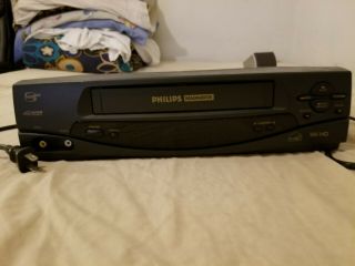 Philips Magnavox Vcr Vhs Player Recorder Vra431at24
