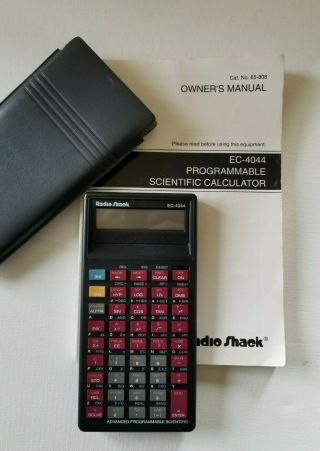 Radio Shack Ec - 4044 Scientific Calculator