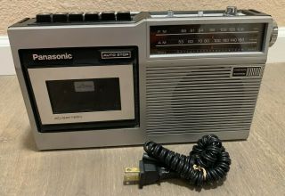Vtg Panasonic Rq - 432s Am/fm Radio Cassette Player For Parts/repair Radio