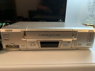 Sanyo VWM - 700 4 Head VCR VHS Player - and 3