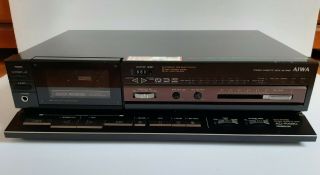 Aiwa Stereo Cassette Deck Ad - R460 Auto Reverse For Parts/repair 1980s