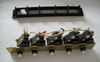 Otari Mx5050 All 5 Micro Switches (record,  Play,  Rewind,  Stop & Fast Forward)