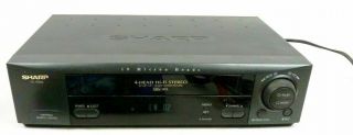 Sharp Vc - H982 4 - Head Hi - Fi Stereo Vcr - Great.  All Cables.
