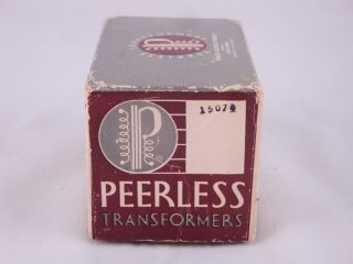 Nos Altec Peerless 15074 Line Matching Transformer,  Box Vintage Ni