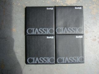Four Boxes Of Scotch Classic Sound Recording 7” Reel To Reel Tape – 2400’ -