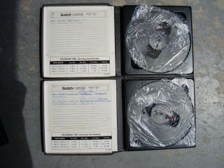 Four Boxes of Scotch Classic Sound Recording 7” Reel to Reel Tape – 2400’ - 3