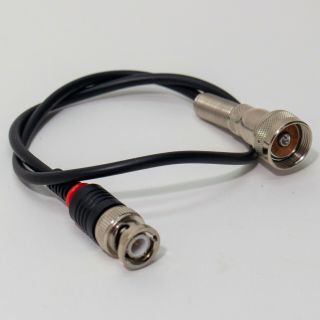 Amphenol 75 - Mc1f Switchcraft 2051f Equiv To Bnc Cable (18 ") For Ham Audio