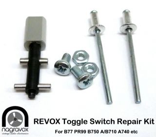 REVOX Toggle Switch Repair Kit for Revox PR99,  A/B710,  B77,  B750 3