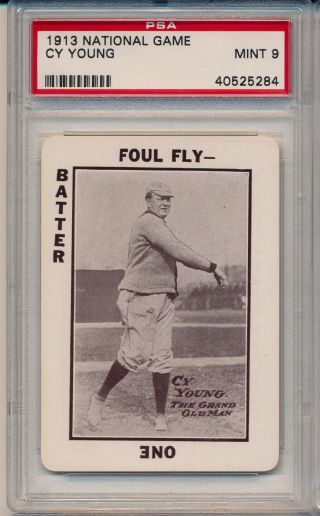 1913 National Game Cy Young Psa 9 None Graded Higher