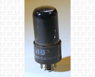 National Union 6sn7gt 6sn7 Vacuum Tube Made In Usa Black Glass Good